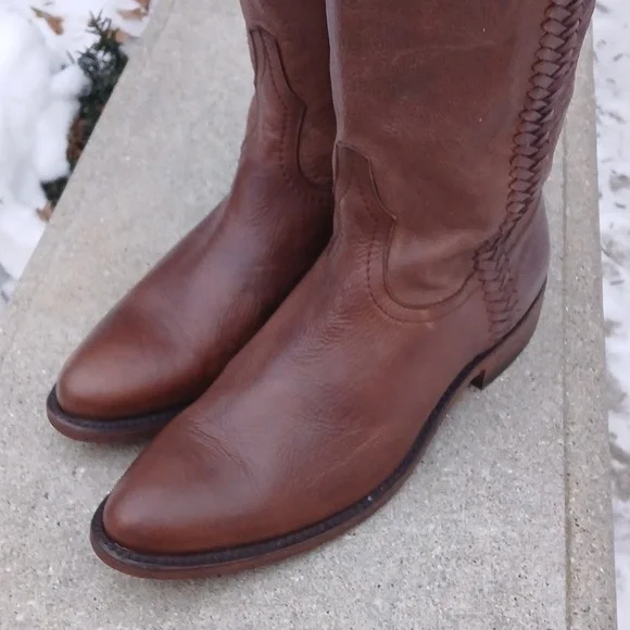 LUCCHESE Tall Riding Boot Sz 9 - Picture 15 of 16